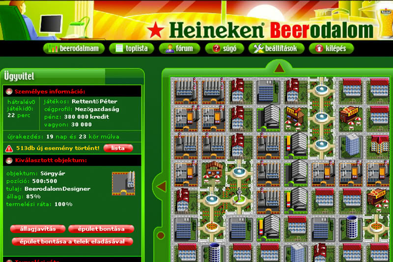 Heineken multiplayer game
